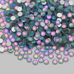 Crystal Tiffany High Quality FlatBack Round Shape Non Hot Fix Crystal Rhinestone For DIY Bags Garment Nail Art Shoes - 副本