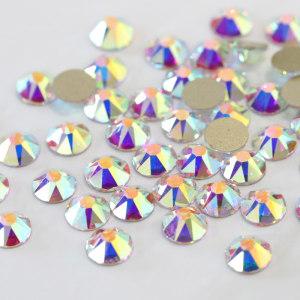 Wholesale 2088 16 Cuts Flat Back Non Hot Fix  Nail Art Glass Rhinestone