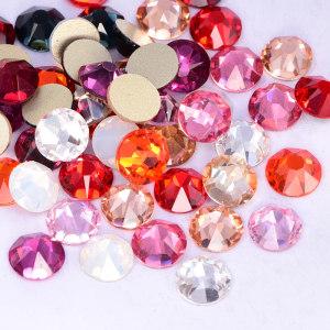 2088 flat back 16 cut facets crystal nail art rhinestone