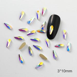 High quality K9 flat back nail art stone nail crystal rhinestones