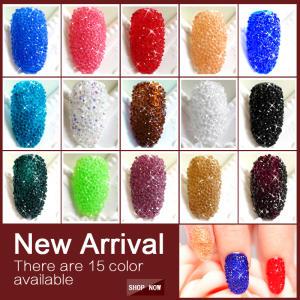 Over 30 colors glass tiny pixie dusts non hot fix toe rhinestone