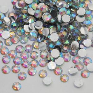 Wholesale jelly resin flat back Non Hot fix Rhinestones