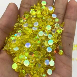 Citrine Aurora SS3-SS30 Non Hotfix Crystals Stone For DIY Decoration