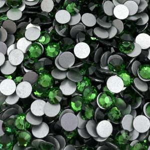 Fern Green SS10-SS30 Glass Flatback Round Crystal Stones Ab gem Rhinestones For Decoration