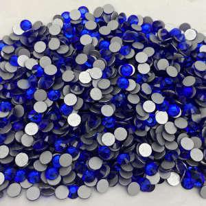 Majestic Blue SS10-SS30 Wholesale A4 Quality Flat Back Glass Crystals Non Hotfix Crystal Diamond Rhinestone