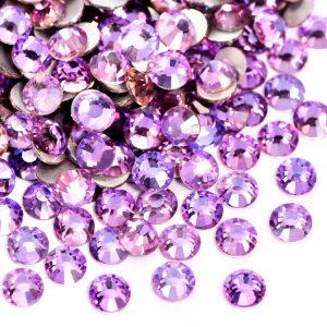 Air violet SS3-SS30 Flat Back Non Hotfix Rhinestones for Bikini Garment