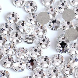 Crystal SS3-SS30  Crystal  Flat Back Crystals Non Hot Fix Glass Rhinestones For Christmas Cups