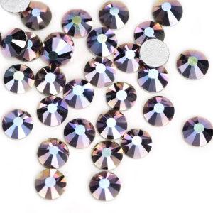 Cyan metal SS3-SS30 non Hotfix Rhinestones  flat back  Stones for dreess