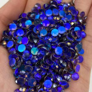 Over 180 Colors SS3 to SS30 Amerthyst Aurora Flat Back Glass Nail Art Crystal Rhinestone