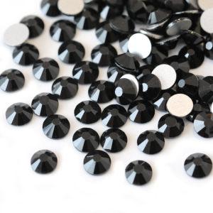 Jet SS3-SS30 High quality Flat back Nail Crystal Stone Glass Rhinestone For DIY Crafts