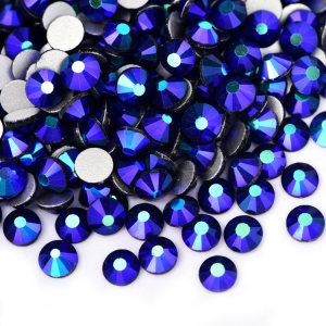 Jet AB SS3-SS30 High quality Flat back Nail Crystal Stone Glass Rhinestone For DIY Crafts