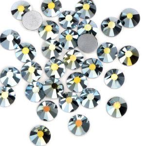 Lt gold metal​ SS3-SS30 Flat Back Non Hotfix Rhinestone Glass Crystals Rhinestones Diamond for fashion jewelry earring