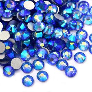 Lt sapphire AB  SS3-SS30 Wholesale Glass Crystal SS3-SS30 Non Hot Fix Rhinestone