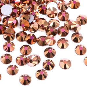 Magic gold SS3-SS30 ​Wholesale 2028 Flat Back Non Hot Fix Rhinestone