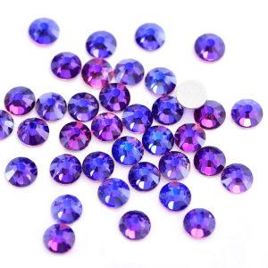 Purple velvet SS3-SS30 Hot Sale In Bulk Charms Non Hotfix Flat Backed Gems Decoration Rhinestones