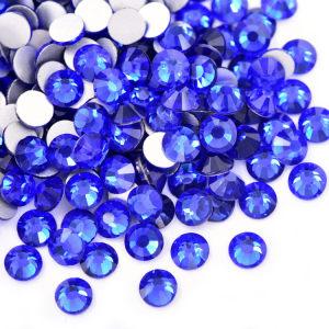 Sapphire SS3-SS30 Large Package Flat Back Glass Rhinestones Bulk Wholesale 2028 Non Hotfix Crystal Rhinestones