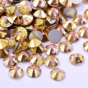 Sunshine SS3-SS30 High quality crystal  glass non hotfix flat back rhinestones bulk crystal