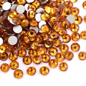 Topaz SS3-SS30 Flat Back Non Hot fix Glitters Rhinestone