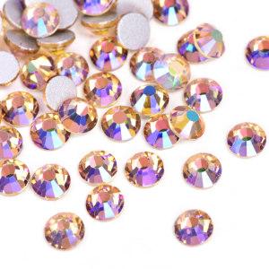 Transparent amethyst SS3-SS30 Top Quality  flat back  Non Hotfix Rhinestone For Jewelry