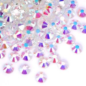 Transparent Clear AB SS3-SS30 Hot Selling Bling Glass Crystals Nail Art 