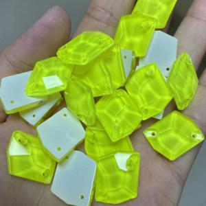 Wholesale Neon Colors Flat Back Glass Crystal Sew On Stone Rhinestones