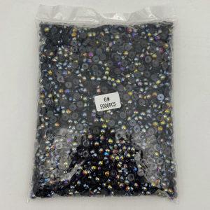 Wholesale ABS Craft Half Round Pearl Flatback Beads 2-14mm Shiny Unique AB Color Rhinestone Applique Loose Pearls for Craft