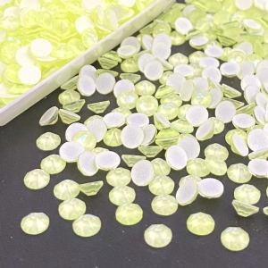 Wholesale EN Color 16 Cut Facets Rhinestones Non Hotfix Strass Round Crystal Stones Flat Back Nails Glass Rhinestone