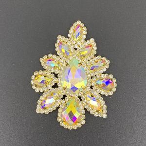 Wholesale Handmade Crystal Brooches Bling Brooch bouquet Rhinestones Appliques