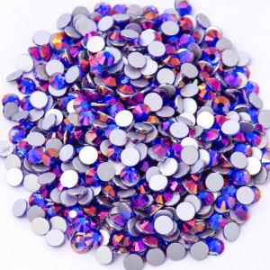 2024 New Color Sparkly Sapphire Light Non Hot Fix Crystal Gems For Costume Design