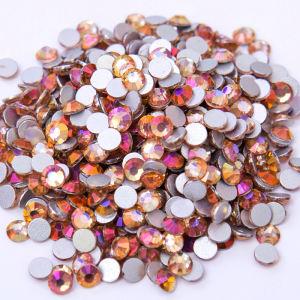 2024 New Color Sparkly Pink Light Non Hot Fix Nail Art Crystal Gems From Shaka Crystal