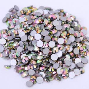 2024 New Color Sparkly Metallic Pink Non Hotfix Nail Art Glass Crystal Rhinestone Crystal Suit