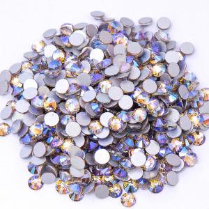 2024 New Color Dream Moonlight Flatback Non Hotfix Nail Art Glitter Crystal Rhinestone For Carnival Costume