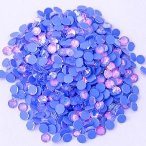 2024 New Color Sapphire Mocha Opal Flatback Non Hotfix Nail Art Glitter Crystal Strass For Dance Costume