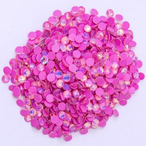 2024 New Color Rose Mocha Opal Flatback Non Hotfix Nail Art Glitter Crystal Strass For High Fashion Makeup