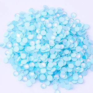 2024 New Color Aqua Mocha Opal Flatback Non Hotfix Nail Art Glass Cristal Rhinestone 