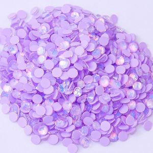 2024 New Color Lt.amethyst Mocha Opal Flatback Non Hotfix Nail Art Glass Cristal Rhinestone For Bling Artist