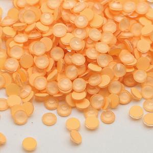 2024 New Color Neon Orange Coral Crystal Non Hotfix Rhinestones Flat Back Rhinestones For DIY Bags Dress Nail Art Shoes