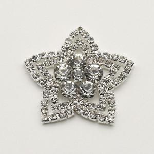 Star Shape Crystal Corsage Sewing Rhinestones Corsage Glass Crystal Corsage For Decoration