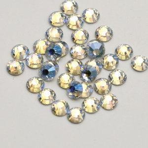 2024 New Color Crystal Shimmer Flat Back Crystal Beads Non Hotfix Crystal Nail Rhinestones Crystal Strass 