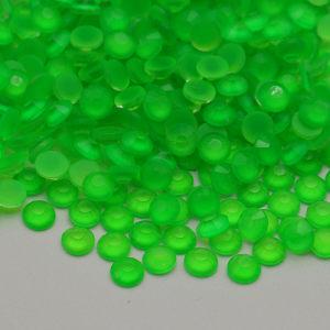 2024 Same Face and Bottom Color Neon Emerald Glass Stone Flatback Crystal Strass Glass KristalRhinestones