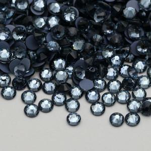 2024 New Color Denim Blue Hot Fix Crystal Rhinestone Strass With German Adhesive Glue