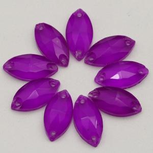 Navette Shape AB Color High Quality Fancy Glass Sew On Rhinestones for dress