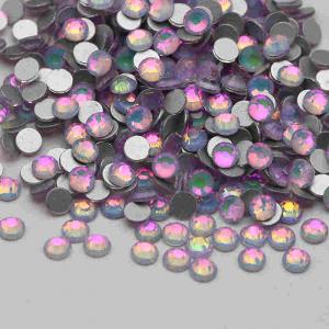 Crystal Purple Opal Glass Stone Flatback Crystal Stone Glass Non Hotfix Rhinestone