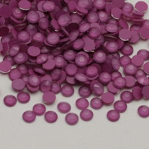 Neon Pearly PurpleHigh Quality Factory Rhinestone Bulk Neon Fluorescence Flatback Non Hotfix Rhinestones