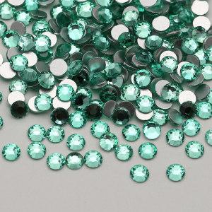 Mint Green Flatback Non Hotfix Glass Stone Rhinestones For Garment Design